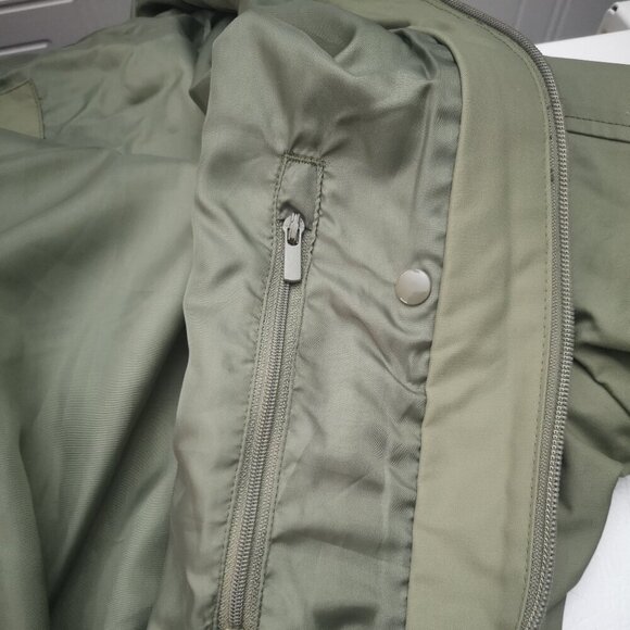 NWT Hyba Ladies Size Large Army Green Lined (Shell Only) Hooded Coat - Picture 12 of 15